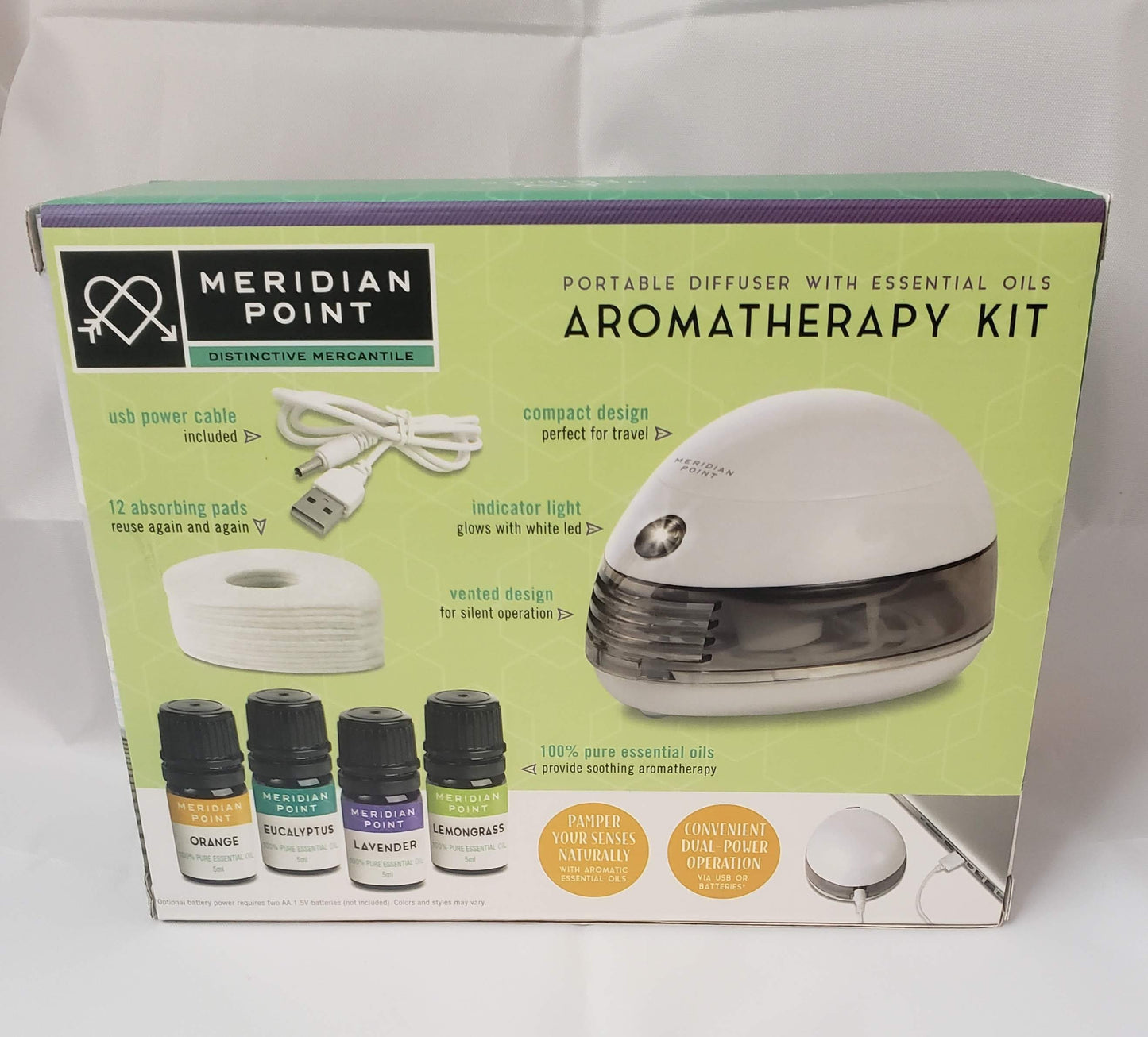 Aromatherapy portable Diffuser with essential oils