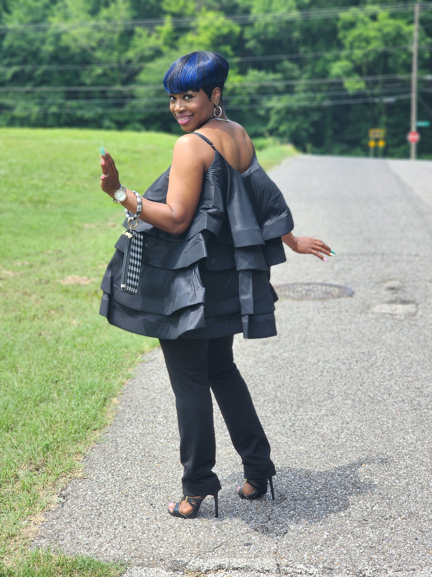 Tiered Mini Dress