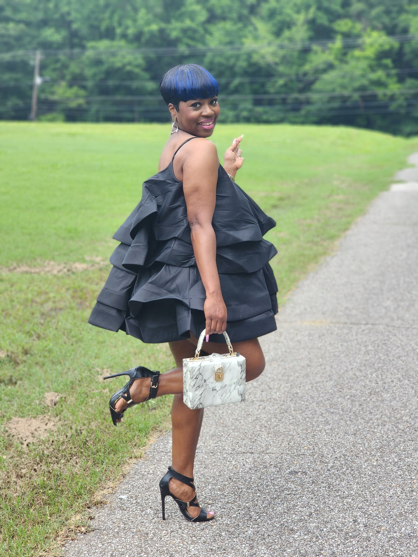 Tiered Mini Dress