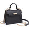 Twist Lock Mini Satchel Crossbody Bag