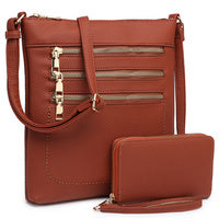 Crossbody Multi Zipper