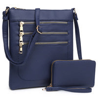 Crossbody Multi Zipper
