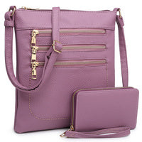 Crossbody Multi Zipper