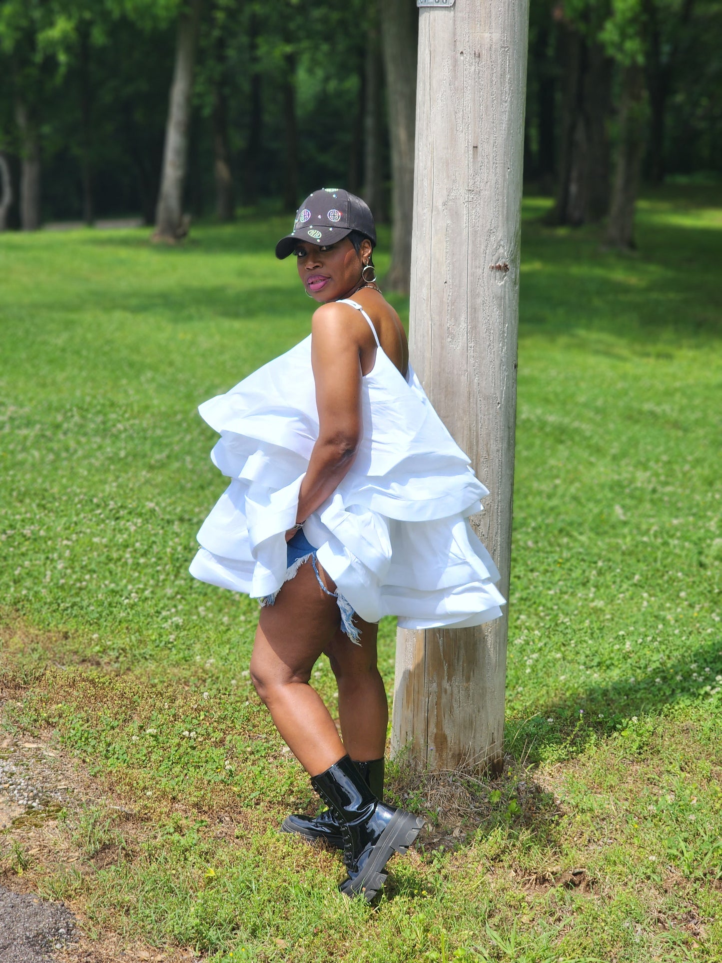 Tiered Mini Dress