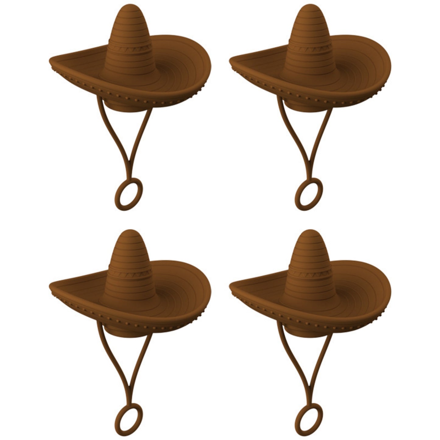 New Style Straw Covers Cap Novelty Sturdy Straw Toppers Reusable Cowboy Hat Shaped For Camping Home Hiking Picnic Kitchen